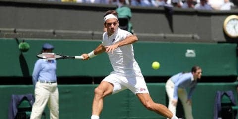 【速報】フェデラーが圧巻のストレート勝利で連覇に向けて初戦突破[ウィンブルドン]