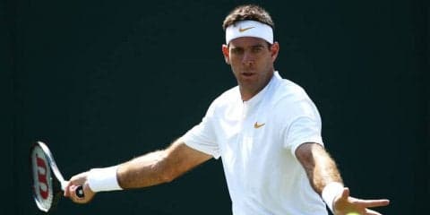 デル ポトロは世界39位にストレートの白星で2回戦へ[ウィンブルドン]