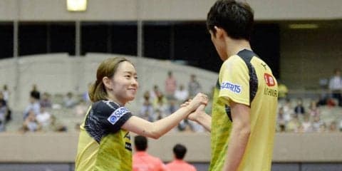 吉村／石川ペアが混合準決勝へ！練習30分で息の合ったコンビネーション＜ジャパンOP＞