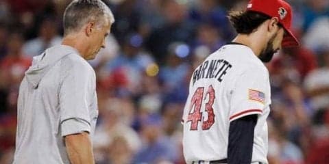 【MLB】元燕バーネット、右肩異変で緊急降板　5日に精密検査「信じたくなかった」