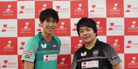 幼少期から卓球を 新プロジェクト始動を吉村・岸川が全力支援