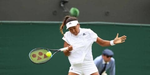 【速報】大坂なおみが第1セットを先取。地元選手のブルターとの2回戦[ウィンブルドン]