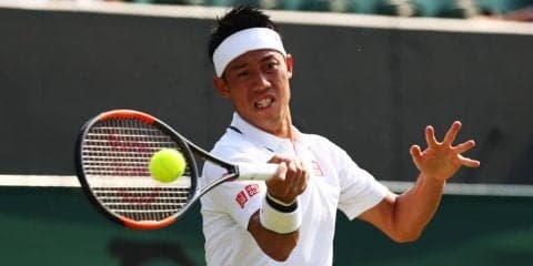 【速報】錦織が調子を取り戻して第2セットを奪い返す[ウィンブルドン]