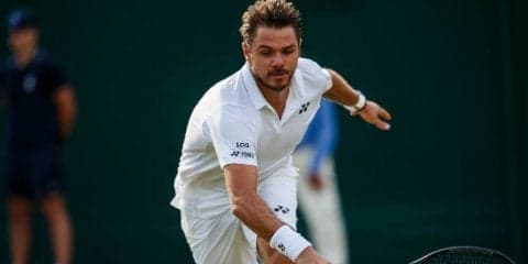 ワウリンカは再開後、2セットダウンは挽回できず2回戦で敗退[ウィンブルドン]