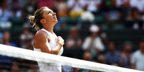 ハレプは第1セットは苦戦も第2セットは6ゲーム連取で3回戦へ[ウィンブルドン]