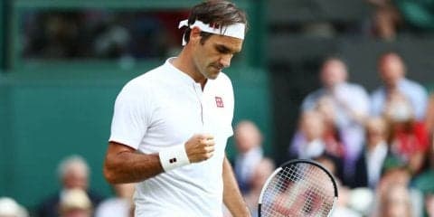 【速報】フェデラーが盤石のプレーで4回戦進出[ウィンブルドン]