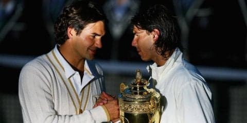 フェデラーVSナダル。10年前の「ウィンブルドン」伝説の決勝戦の動画が全編公開
