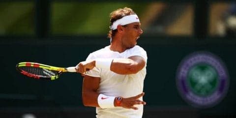 【速報】ナダルが第2セットも優位に進めて6-2で連取[ウィンブルドン]