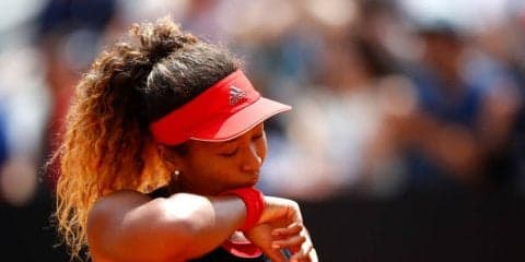 「泣きそう」大坂なおみがコートで思わず吐いてしまった弱音[BNL イタリア国際]