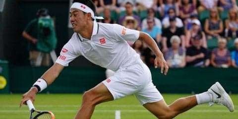 【速報】錦織が第3セットもタイブレークを制し、ベスト8まであと1セット[ウィンブルドン]