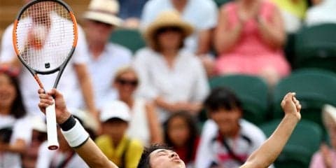 自身初ベスト8進出の錦織「ひとつ壁を破れた」。次戦でジョコに挑む[ウィンブルドン]