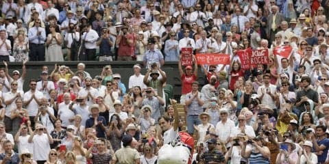 フェデラー、3年ぶりにセンターコートから外れる[ウィンブルドン]