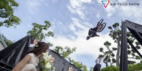 あなたの結婚式に『二輪の祝福』を！ AIR TRICK SHOW “Two rings celebration”