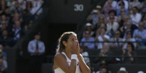 世界13位ゲルゲス「かなり驚いている」、逆転勝利でベスト4進出。準決勝は8度目V目指すセレナと[ウィンブルドン]