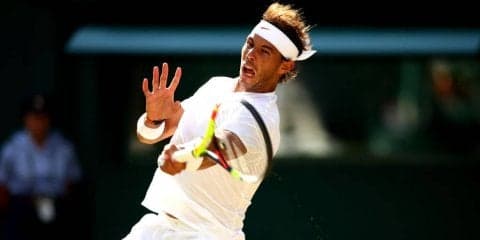 【速報】ナダルが第2セットをタイブレークの末に落とす[ウィンブルドン]