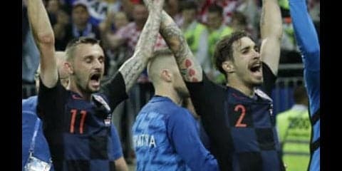 クロアチアのサイドチェンジは美しい。イングランドを下し決勝進出