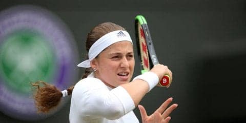 【速報】オスタペンコが第1セットを3-6で落とす。ケルバーとの準決勝[ウィンブルドン]