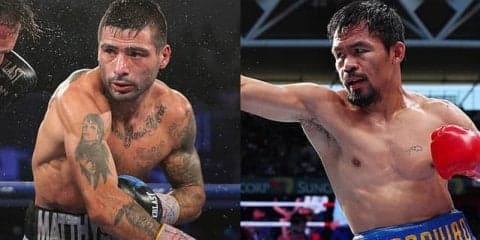 パッキャオ再起戦！WBA世界ウェルター級王者ルーカス・マティセとの世界戦をWOWOWが生中継