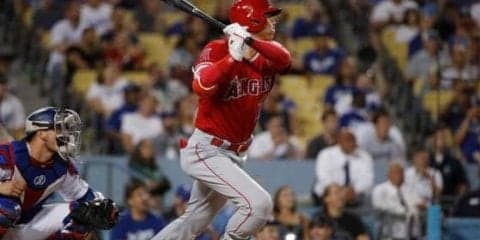 【MLB】大谷翔平、左腕から2打席連続ヒット　9回代打で左中間二塁打もチーム黒星