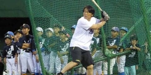 松井秀喜氏が野球教室開催　女子の甲子園参加に「出してあげたい気持ちはある」