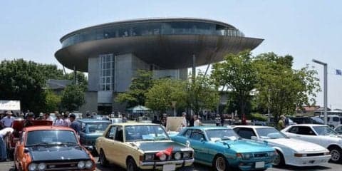 温泉施設に旧車70台が集合…しぶかわ昭和の車展示会inスカイテルメ渋川