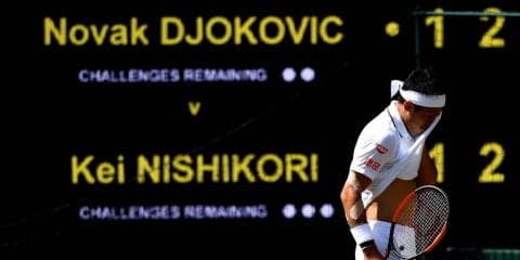 【レース・トゥ・ロンドン】錦織は10位に、「ウィンブルドン」優勝のジョコビッチは10人抜きで5位に