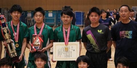 【卓球・インカレ男子】専大が28年ぶり大学王者に