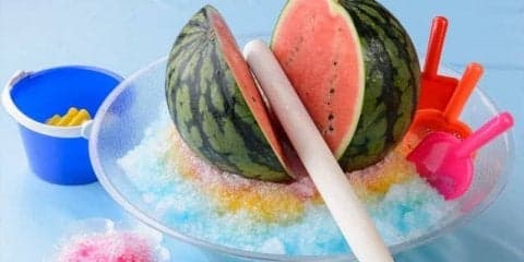 ゆうえんちも「#ハンパない！」、直径30cmの特大かき氷販売中　鈴鹿8耐でも