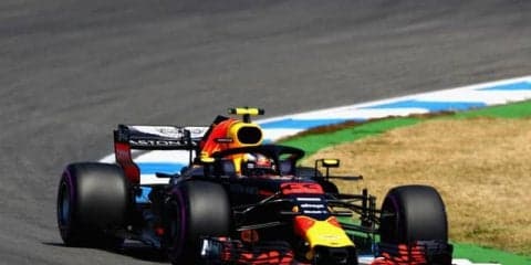 【F1 ドイツGP】レッドブルが好調、フェルスタッペンがフリー走行トップタイムをマーク