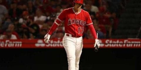 【MLB】大谷翔平、快投カイケルの前に手も足も出ず　3打席連続三振で客席からため息