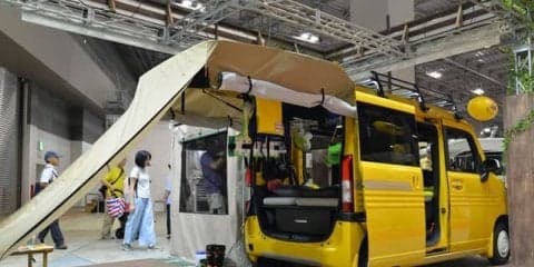 早くもホンダ N-VAN のキャンピングカーが登場…東京キャンピングカーショー2018