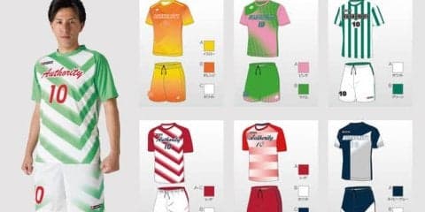 スポーツオーソリティ、LOTTOブランドのサッカーユニフォームを受注販売