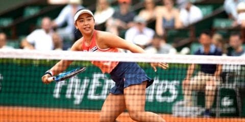 穂積は第3シードにストレート敗退で、2回戦突破ならず[江西オープン]