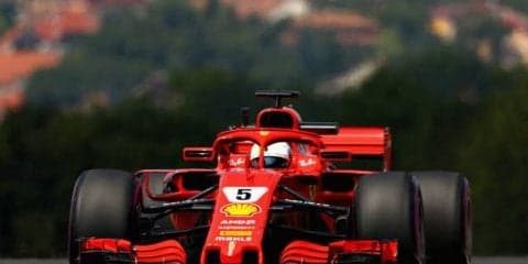 【F1 ハンガリーGP】フリー走行2回目はセバスチャン・ベッテルがトップタイム