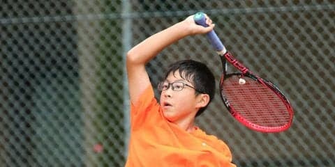 男子シングルスはノーシードの若松泰地がベスト4進出【第36回 第一生命全国小学生テニス選手権大会】