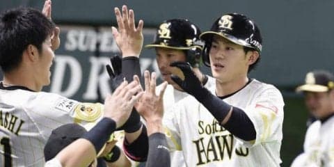 地元の鷹の祭典は豪打で勝利！福岡ソフトバンク・牧原がプロ初本塁打！