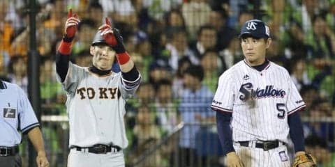読売巨人が4年連続静岡勝利！陽が決勝のタイムリー3塁打！