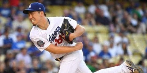 【MLB】前田健太が不安定な投球で6敗目　ロバーツ監督「今夜は速球の制球力に欠いた」