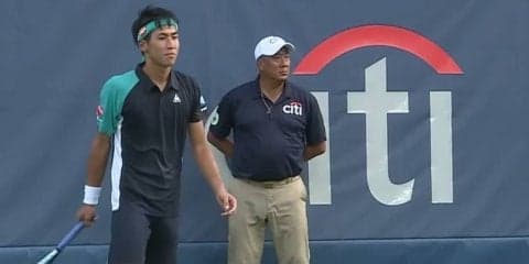 【速報】綿貫、第2セットを接戦の末に落とす[ATP500 ワシントンD.C.]