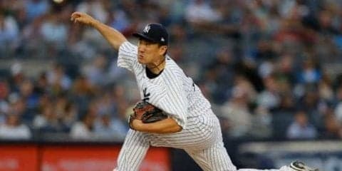 【MLB】田中将大、5年連続2桁勝利に王手！　6回零封8奪三振で9勝目、チームは3連勝