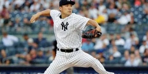【MLB】田中将大、6回零封8奪三振の好投　9勝目の権利持って降板、17回連続無失点