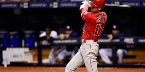 【MLB】投手は恐怖!?　大谷翔平が放った相手左腕もビックリの弾丸ピッチャー返し