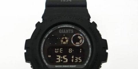 巨人ロゴ入りG-SHOCK「GIANTS×G-SHOCK 2018」限定発売。