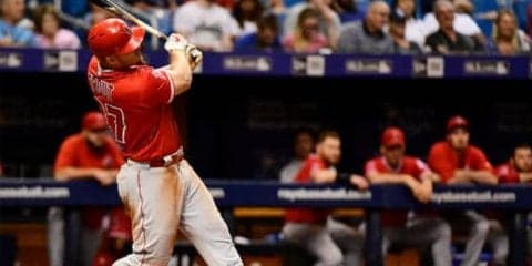 【MLB】トラウト、驚愕の“天井直撃弾”に全力疾走　今季30号に「クールだった」