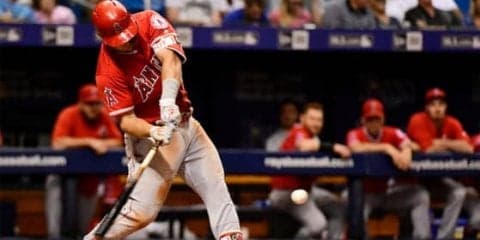 【MLB】“天井”直撃する驚異の150M弾!?　大谷同僚トラウトが放った「ヤバい」一発