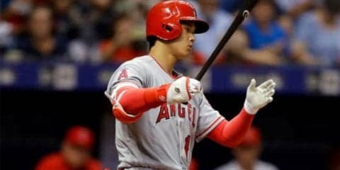 【MLB】大谷翔平、代打で空振り三振　レイズ右腕カスティーヨの前に凡退