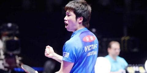 水谷隼 男子日本人唯一のベスト4進出！日韓エース対決を制すも「目標は優勝なので、全然満足していない」【韓国OP】