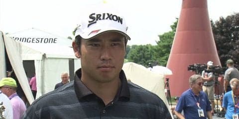 松山英樹「明日以降も頑張ります」初日終了後インタビュー