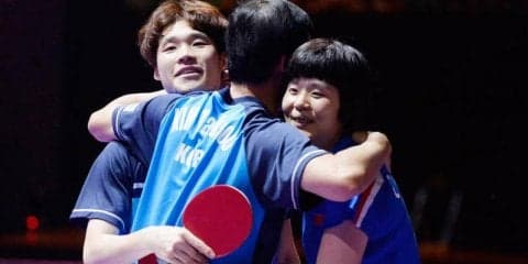 歴史的快挙！韓国・北朝鮮ペアが混合ダブルス初優勝＜卓球・韓国OP＞