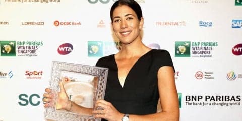 WTAプレーヤー・オブ・ザ・イヤーにウィンブルドン覇者のムグルッサが選出